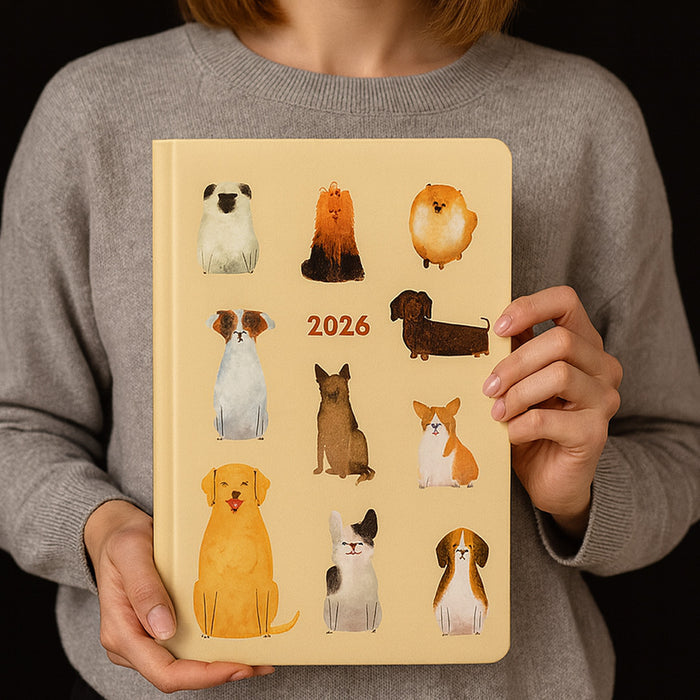 The Art Loom Dog Lovers 2026 Annual Planner