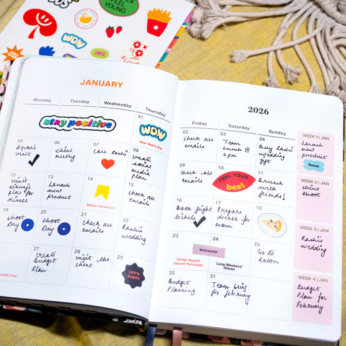 The Art Loom Professional Overthinker 2026 Annual Planner