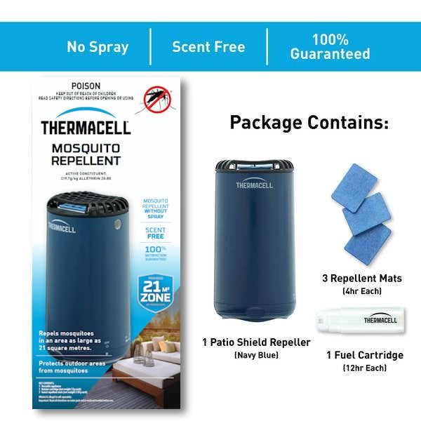 THERMACELL MINI HALO TABLE TOP REPELLER W/ 12HR REFILL 6