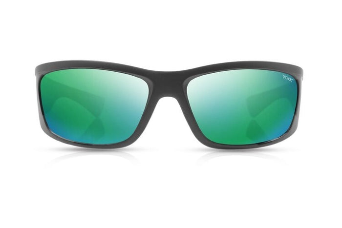 TONIC SHIMMER MATTE BLACK [LENS:GLASS GREEN MIRROR]