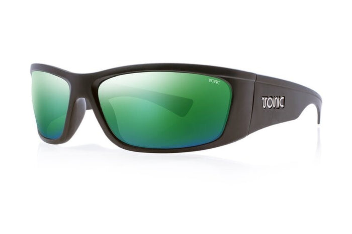 TONIC SHIMMER MATTE BLACK [LENS:GLASS GREEN MIRROR]