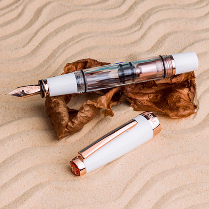 Twsbi Diamond Mini White Rose Gold Fountain Pen