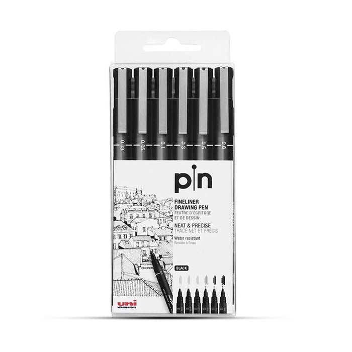 Uni-ball Fineliner Drawing Pens Set