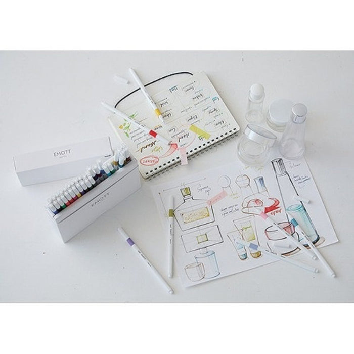 Uni-ball Emott Pens 40-color set - SCOOBOO - PEMSY40C - Fineliner