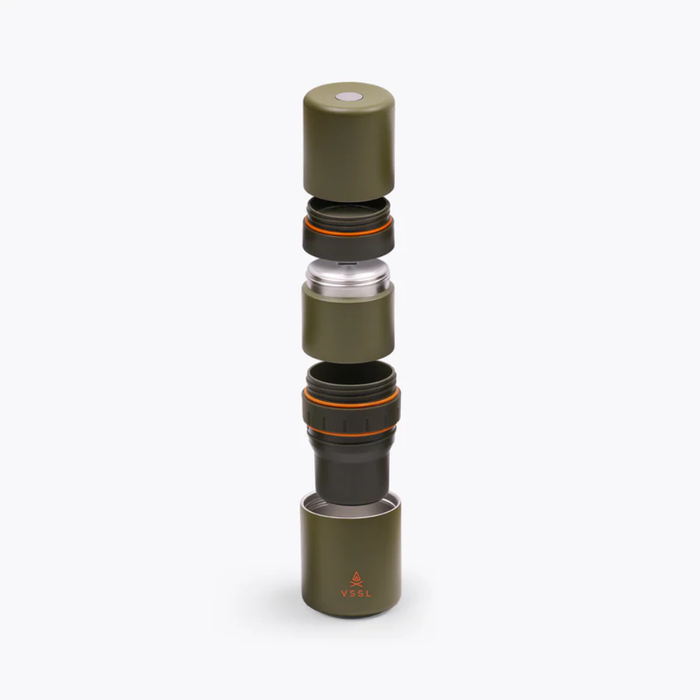 VSSL NEST POUR OVER COFFEE KIT [CLR:DEEP MOSS]