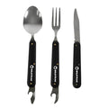 WILDTRAK 3 PACK FOLDABLE CUTLERY SET WITH BAG