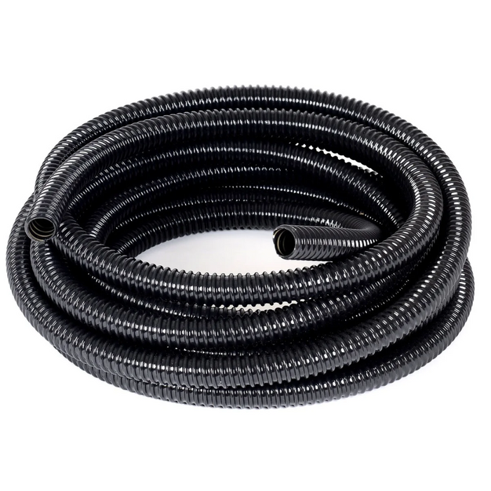 WILDTRAK BLACK WASTE HOSE 25MM 10M LENGTH