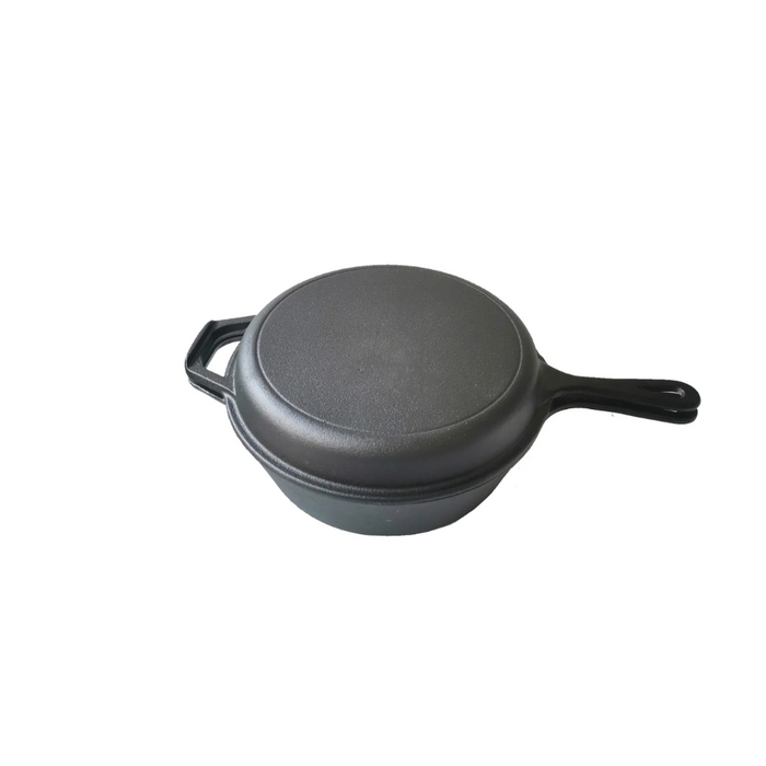 WILDTRAK CAST IRON COMBO COOKER 3.2 QUART