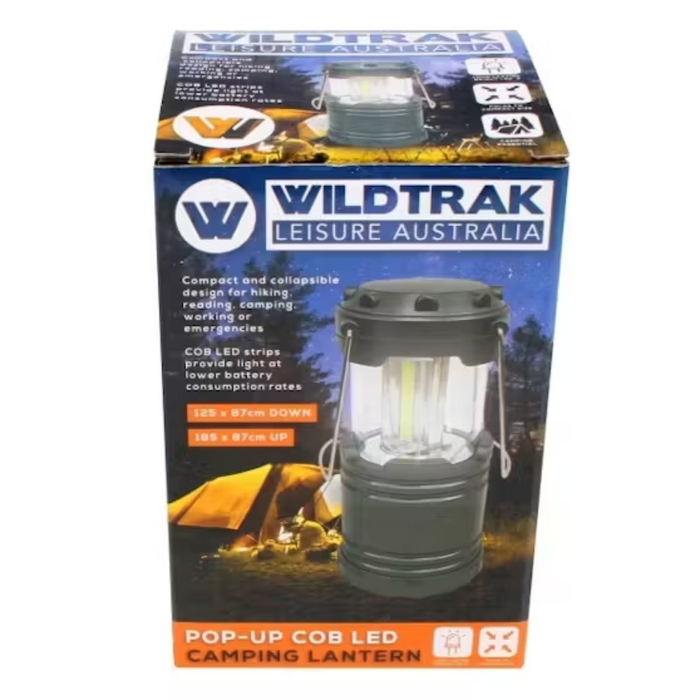 WILDTRAK LANTERN LED POP UP BATTRIES INCLUDED
