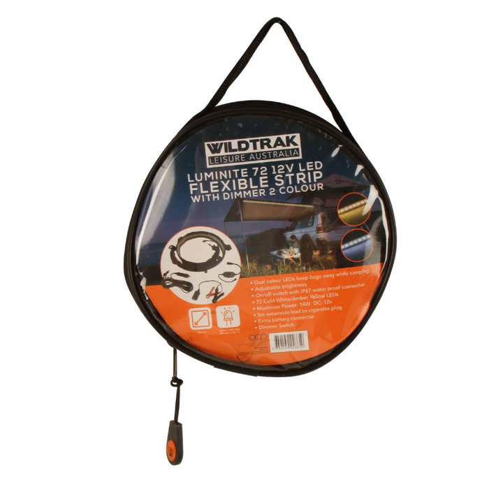 WILDTRAK LIGHTSTRIP KIT 72 LED 2 COLOUR ANTI BUG AND WHITE