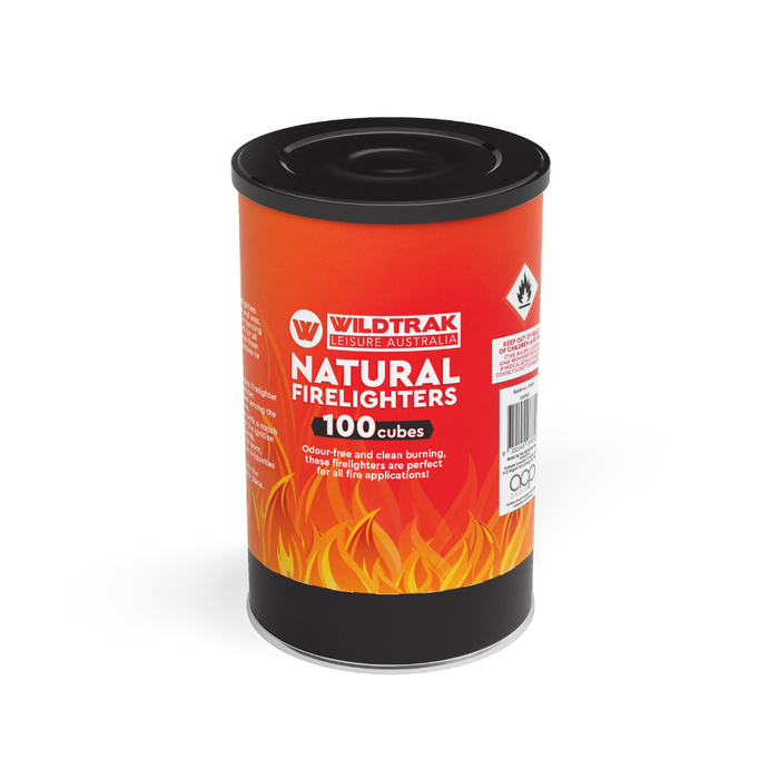 WILDTRAK NATURAL WOODEN FIRELIGHTERS 100PK