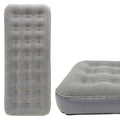 WILDTRAK SINGLE COIL BEAM FLOCKED AIRBED 185X74X23CM