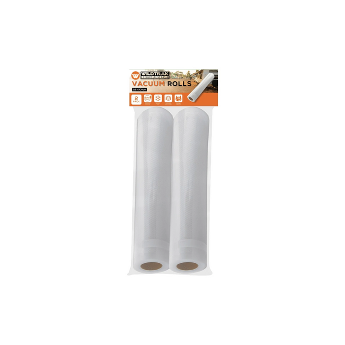 WILDTRAK VACUUM ROLLS 28x500CM 2PK
