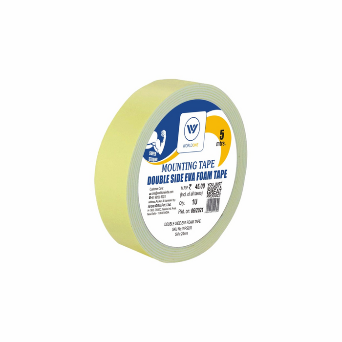 Worldone Double Sided Eva Foam Tape