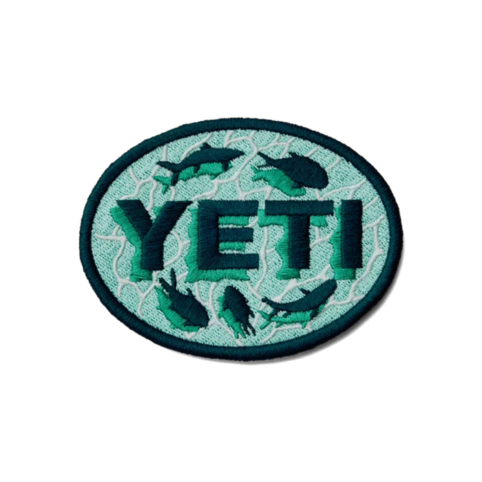 YETI COLLECTORS PATCH RIPPLES BLUE
