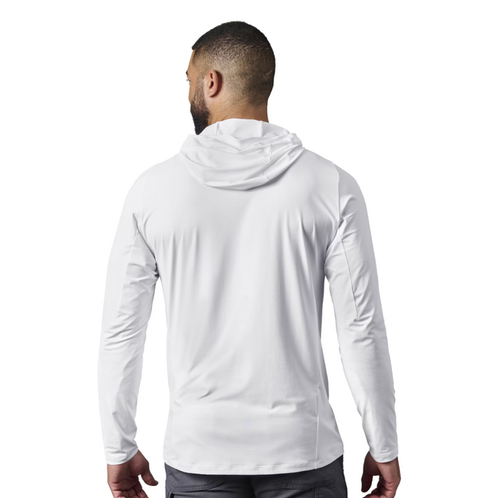 YETI HOODED ULTRA LIGHTWEIGHT SUNSHIRT [CLR:WHITE SZ:SMALL]