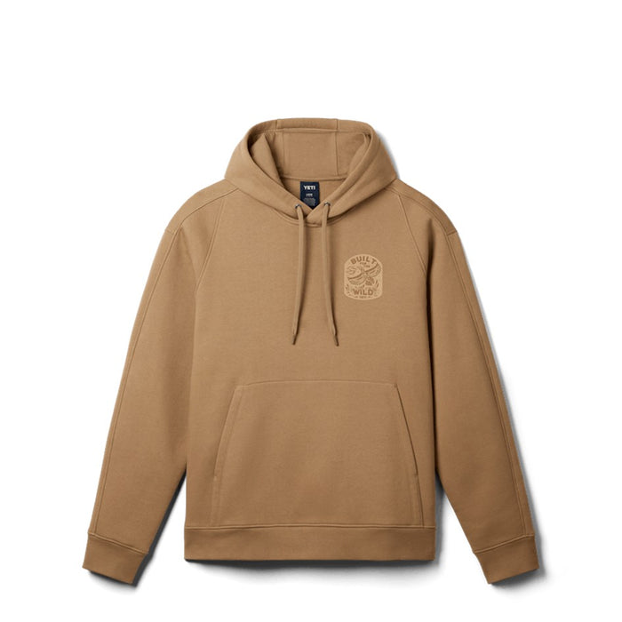 YETI HOODIE PULLOVER BUILT FOR THE WILD BRUSH BROWN [SZ:LARGE]