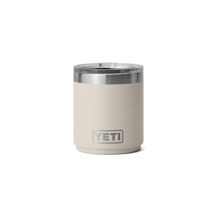 YETI RAMBLER 10oz 296ml LOWBALL STACKABLE WITH MAGSLIDER LID [CLR:CAPE TAUPE]