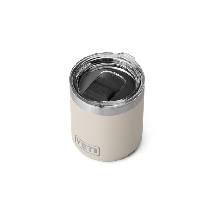 YETI RAMBLER 10oz 296ml LOWBALL STACKABLE WITH MAGSLIDER LID [CLR:CAPE TAUPE]