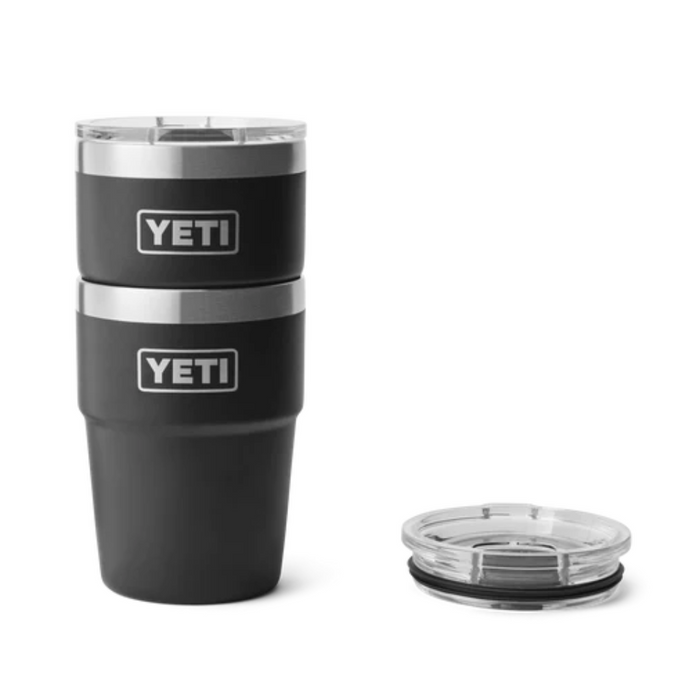 YETI RAMBLER 16oz 473ml STACKABLE CUP [CLR:BLACK]