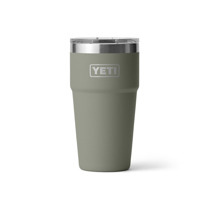 YETI RAMBLER 20oz 591ml STACKABLE CUP [CLR:PAMPA GREEN]