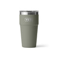 YETI RAMBLER 20oz 591ml STACKABLE CUP [CLR:PAMPA GREEN]
