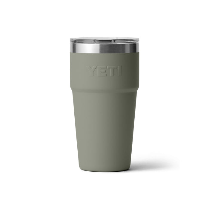 YETI RAMBLER 20oz 591ml STACKABLE CUP [CLR:PAMPA GREEN]