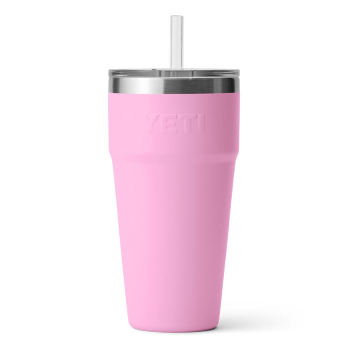YETI RAMBLER 26oz 769ml STRAW STACKABLE CUP POWER PINK