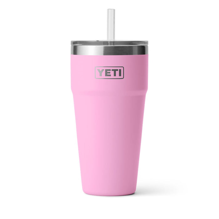 YETI RAMBLER 26oz 769ml STRAW STACKABLE CUP POWER PINK
