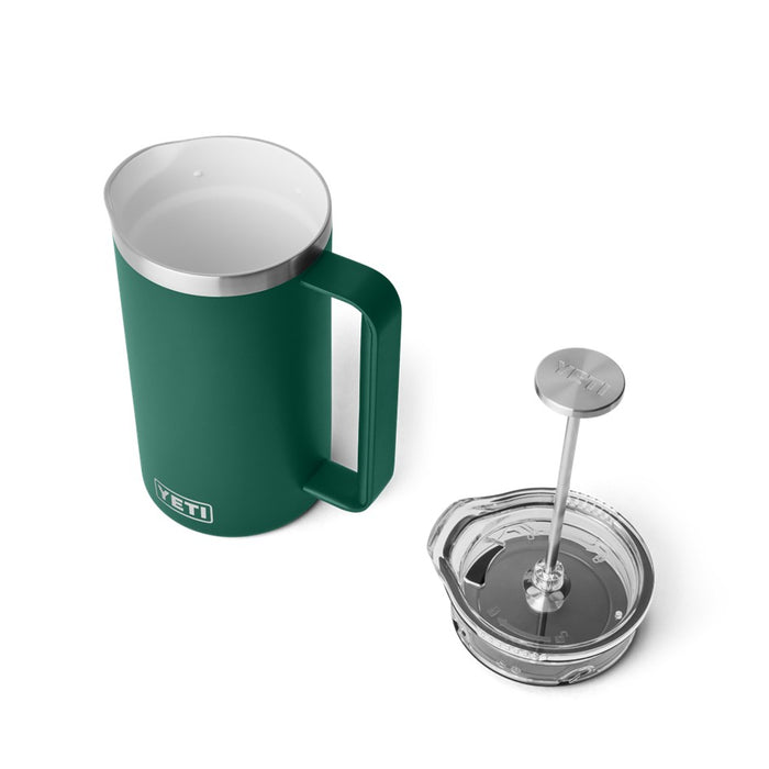YETI RAMBLER 34oz FRENCH PRESS [CLR:BLACK FOREST GREEN]
