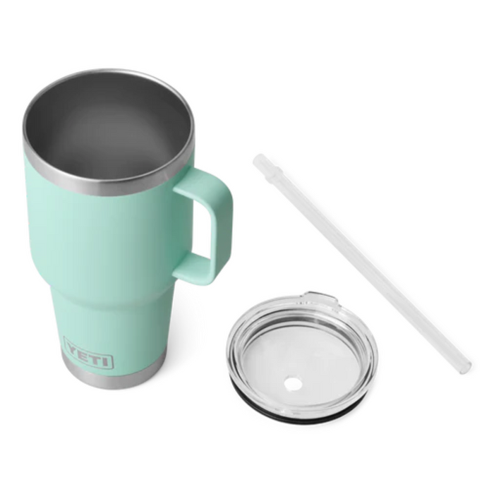 YETI RAMBLER 35oz 1035ML MUG WITH STRAW LID [CLR:SEAFOAM]