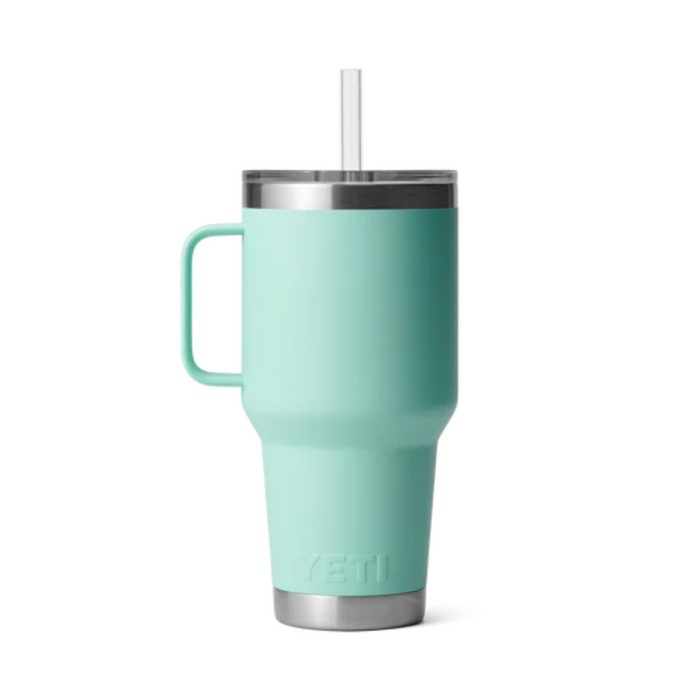 YETI RAMBLER 35oz 1035ML MUG WITH STRAW LID [CLR:SEAFOAM]