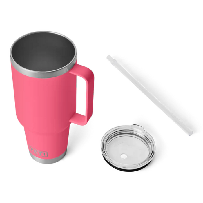 YETI RAMBLER 42oz 1.2L STRAW MUG [CLR:TROPICAL PINK]