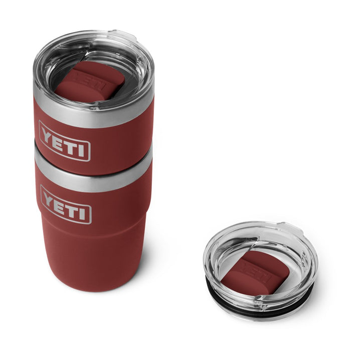 YETI RAMBLER 8oz 236ML STACKABLE CUP CERAMIC LINING [CLR:STAG RED]