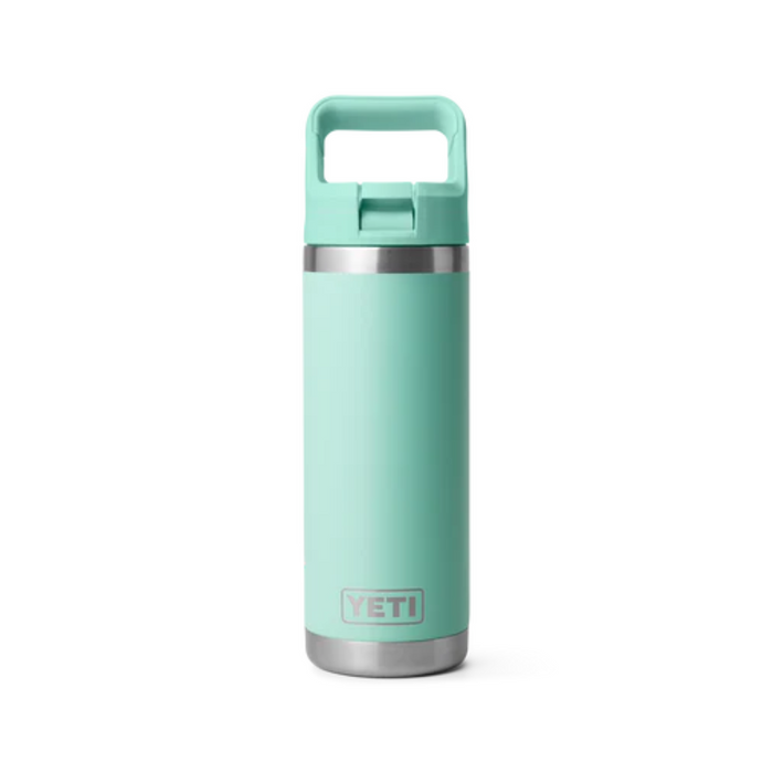 YETI RAMBLER BOTTLE 18oz 532ml WITH STRAW CAP [CLR:SEAFOAM]