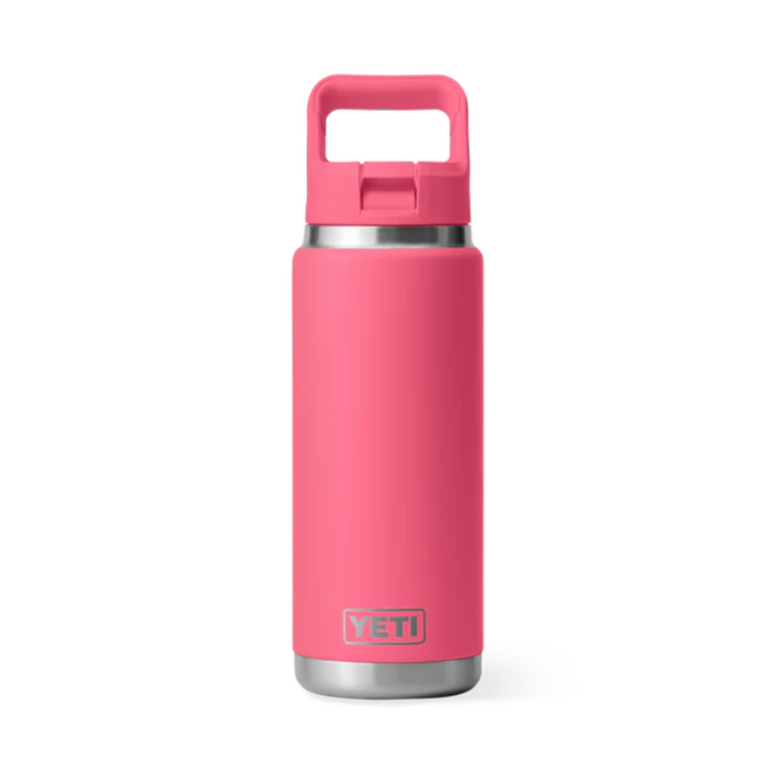 YETI RAMBLER BOTTLE 26oz 760ml WITH STRAW CAP [CLR:TROPICAL PINK]