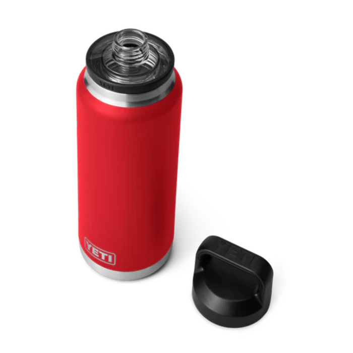 YETI RAMBLER BOTTLE 36oz 1065ML WITH CHUG CAP [CLR:RESCUE RED]