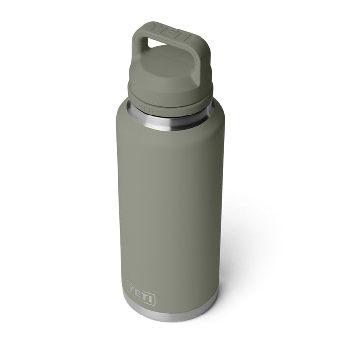 YETI RAMBLER BOTTLE 46oz 1.4L WITH CHUG CAP [CLR:PAMPA GREEN]