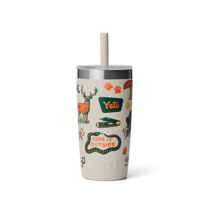 YETI RAMBLER JR 10oz 296ML TUMBLER [CLR:CAPE SUMMER CAMP]