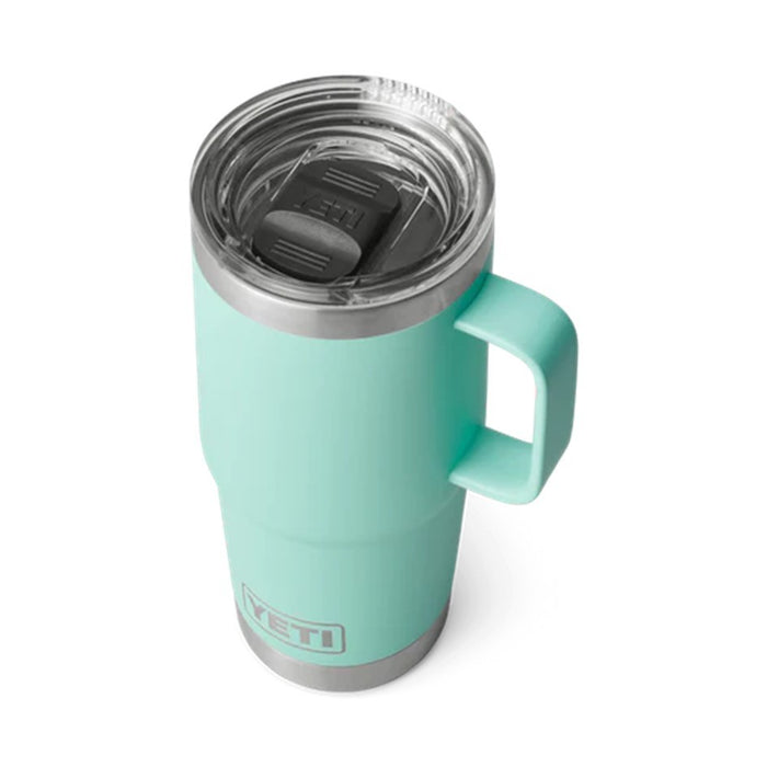YETI RAMBLER R20oz 591ML TRAVEL MUG [CLR:SEAFOAM]