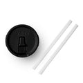 YETI RAMBLER R20oz TRAVEL MUG STRAW LID BLACK