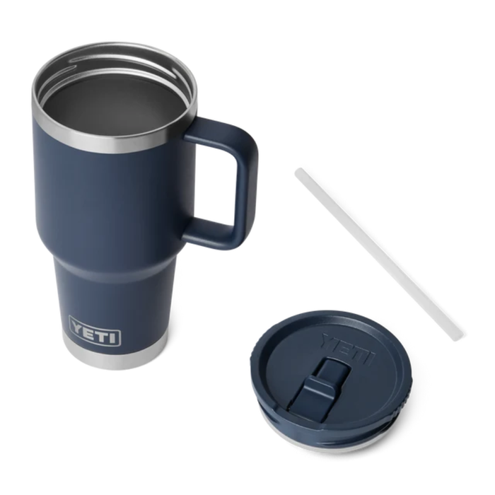 YETI RAMBLER R30oz 887ML TRAVEL STRAW MUG [CLR:NAVY]