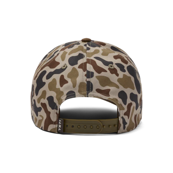 YETI WETLANDS LOGO SNAP BACK CAMO CAP