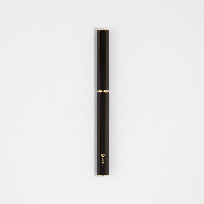 Ystudio Classic Revolve Black Rollerball Pen - SCOOBOO - STAT-39-TGM - Roller Ball Pen