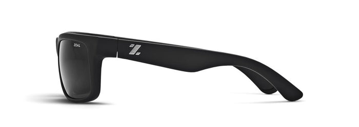 ZEAL OPTICS ESSENTIAL [FRAME:MATTE BLACK LENS:DARK GREY]