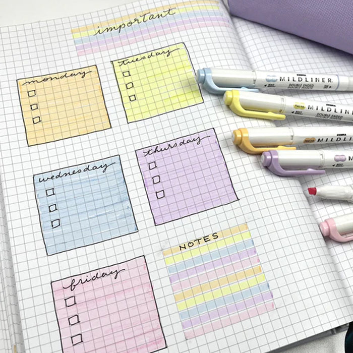 Zebra Mildliner Dual-Tip Pen Set