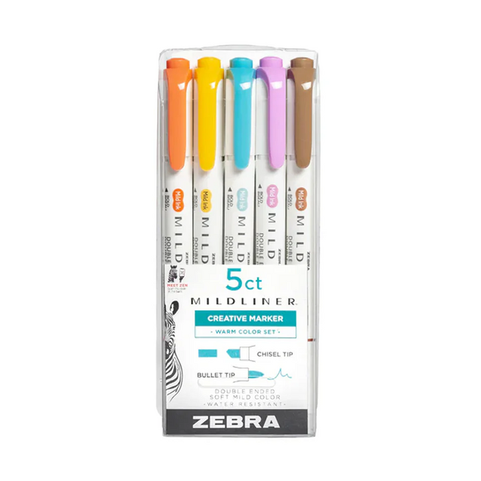 Zebra Mildliner Dual-Tip Pen Set