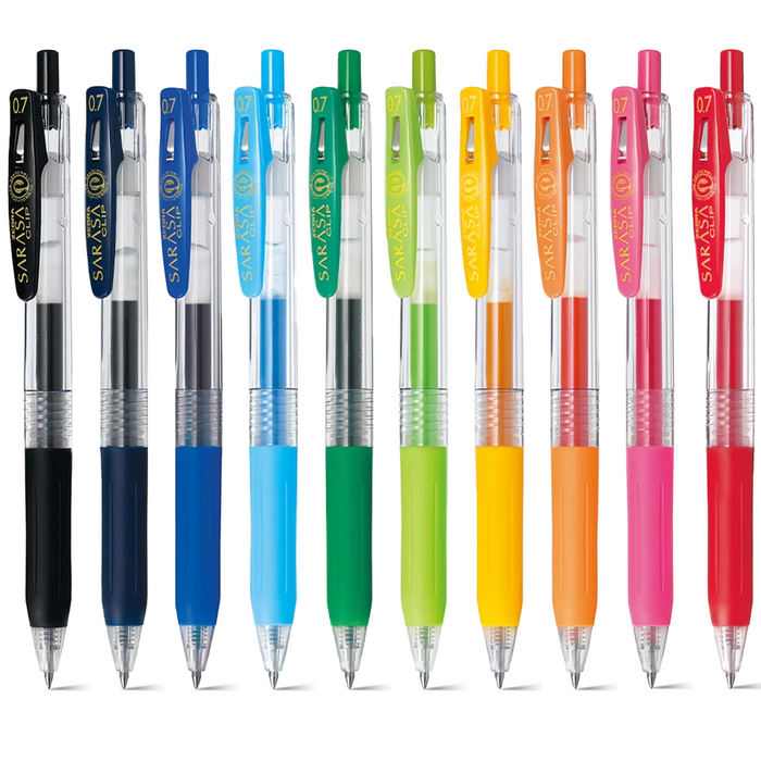 Zebra Sarasa Clip Gel Pen Set